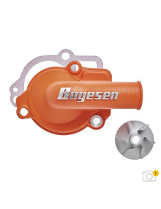 Couvercle de pompe à eau + turbine BOYESEN SuperCooler - orange