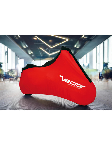 Housse de protection d'intérieur VECTOR Stretch - rouge