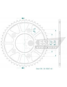 Couronne acier 530 pour...