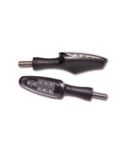 KOSO LED-Indicator Z1 , Black, Smoke, E-mark