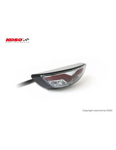 KOSO Led-Taillight, Smoke GT-03, e-mark.