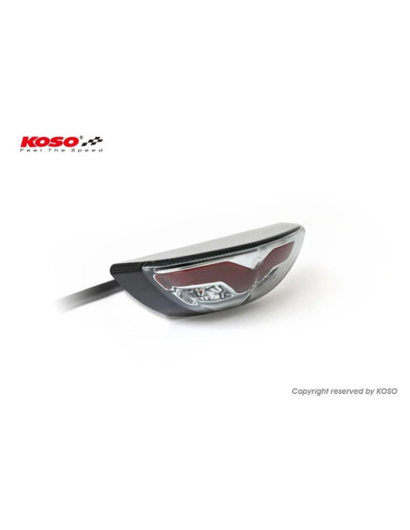 KOSO Led-Taillight, Smoke GT-03, e-mark.