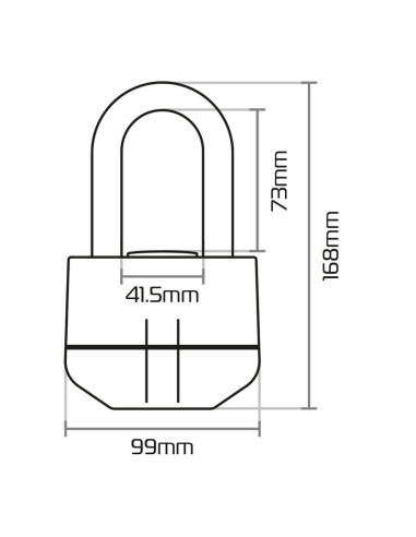 Bloque-disque OXFORD Boss Alarm 14mm