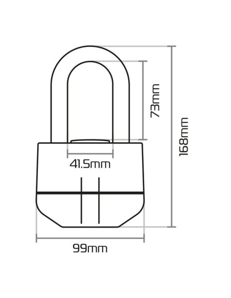 Bloque-disque OXFORD Boss Alarm 14mm