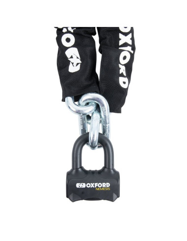 Chaîne antivol avec cadenas OXFORD Chain Lock 16mm