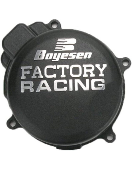 Couvercle de carter d'allumage BOYESEN Factory Racing - noir