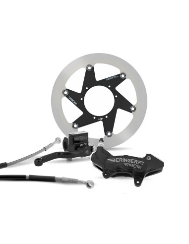 Kit freinage complet BERINGER Top Race roue 16.5'' étrier Aerotec® axial 6 pistons - noir