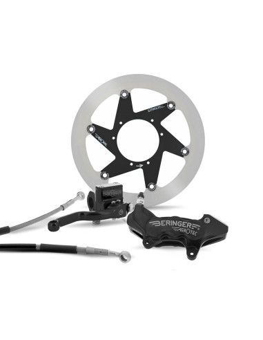 Kit freinage complet BERINGER Top Race roue 16.5'' étrier Aerotec® axial 6 pistons - noir