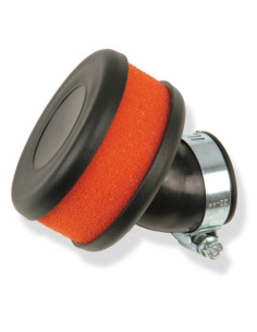 Filtre à air V PARTS mousse 45° Ø28mm rouge - PW1