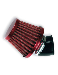 Filtre à air conique V PARTS papier 45° Ø28mm fibre de carbone - L303 2