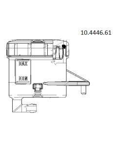 Réservoir de Maître-cylindre BREMBO UPGRADE 90°
