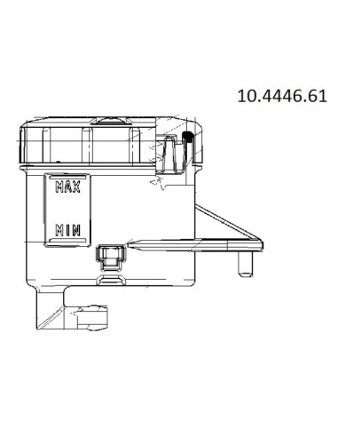 Réservoir de Maître-cylindre BREMBO UPGRADE 90°