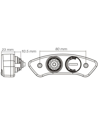 KOSO Tachymètre DB EX-02 ABE