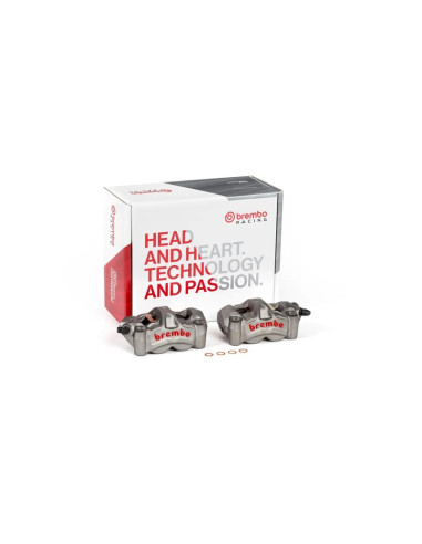 Paire d'étrier de frein avant radial BREMBO UPGRADE M50 4 pistons Ø30mm