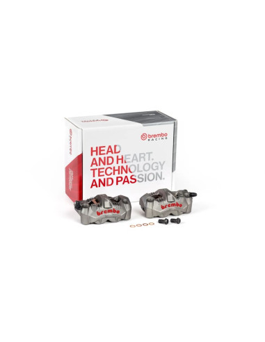 Paire d'étrier de frein avant radial BREMBO UPGRADE GP4-RS 4 pistons Ø30mm