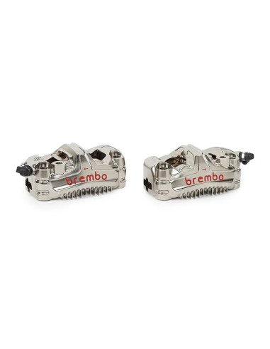 Paire d'étrier de frein avant axial BREMBO UPGRADE GP4-MS 4 pistons Ø30mm