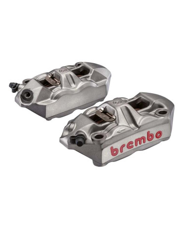 Paire étriers BREMBO UPGRADE M4 monobloc - 108mm/P4 34 (avec plaquettes)