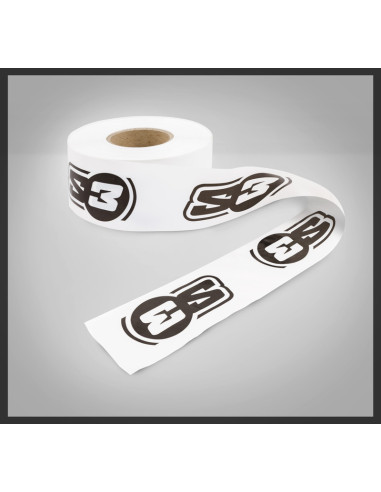 Ruban de balisage S3 - Polyéthylène Blanc 250m