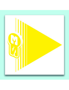 Flèches de signalisation S3 jaune 50 pièces 12x12cm