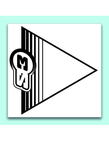 Flèches de signalisation S3 blanc 50 pièces 12x12cm