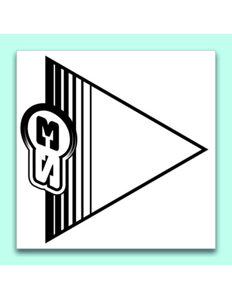 Flèches de signalisation S3 blanc 50 pièces 12x12cm