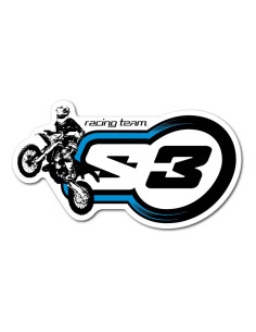 Autocollant S3 Enduro 60x30cm 2