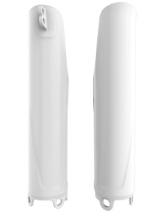 Protections de fourche POLISPORT couleur origine blanc 2