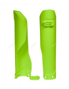 Protections de fourche RACETECH - jaune fluo 2