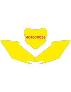 Fonds de plaque BLACKBIRD blanc Honda CRF250R/450R