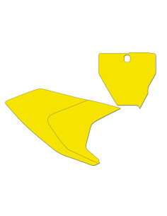 Fonds de plaque BLACKBIRD jaune Husqvarna TC/FC 2