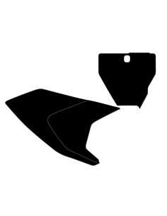 Fonds de plaque BLACKBIRD noir Husqvarna TC/FC