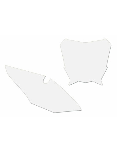 Fonds de plaque BLACKBIRD blanc Honda CRF450R