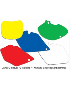 Fonds de plaque BLACKBIRD blanc KTM 2