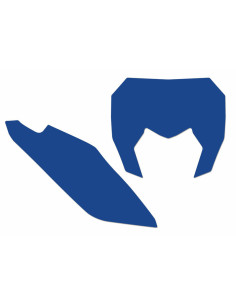 Fonds de plaque BLACKBIRD bleu Sherco SE/SE-F 2