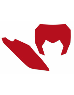 Fonds de plaque BLACKBIRD rouge Sherco SE/SE-F 2