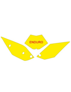 Fonds de plaque BLACKBIRD jaune Beta RR 2