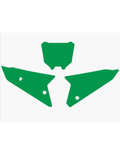 Fonds de plaque BLACKBIRD vert Honda CRF450