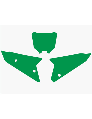 Fonds de plaque BLACKBIRD vert Honda CRF450