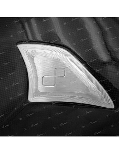 Slider alu pour protection de bras oscillant LIGHTECH carbone