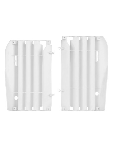 Cache radiateur POLISPORT blanc Honda CRF250R