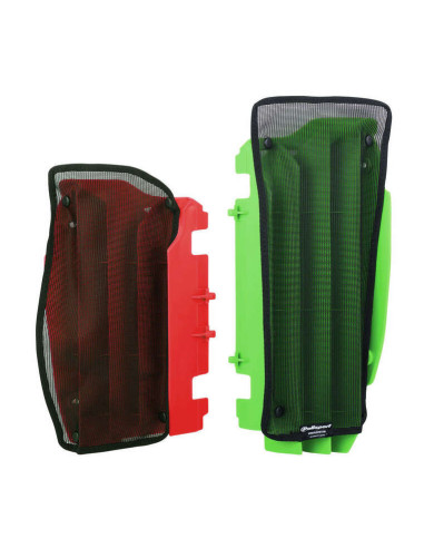 Filet cache radiateur POLISPORT noir Kawasaki KX450F