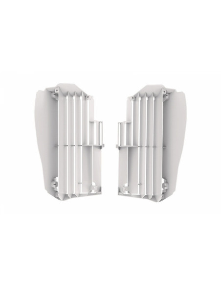 Cache radiateur POLISPORT blanc Yamaha YZ450F