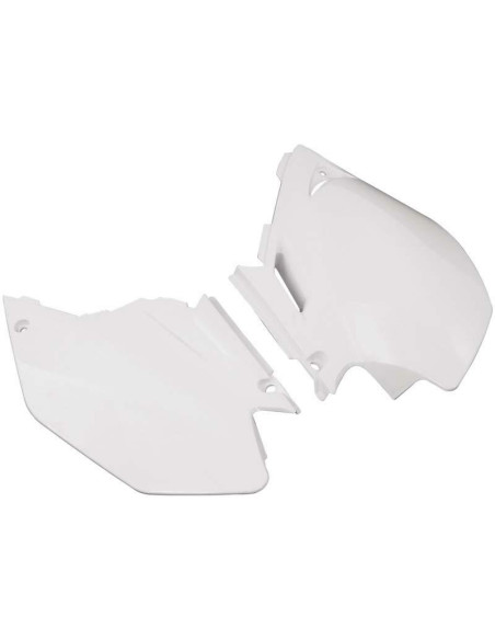 Plaques latérales RACETECH blanc