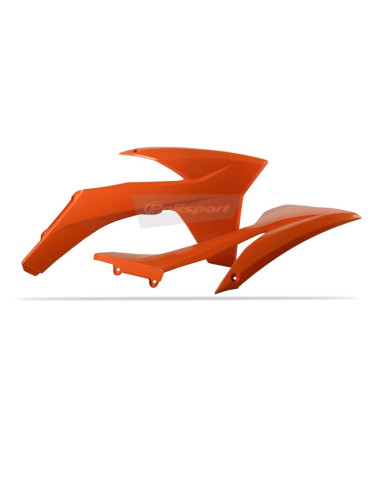 Ouïes de radiateur POLISPORT orange KTM