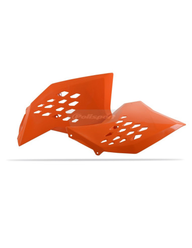 Ouïes de radiateur POLISPORT orange KTM