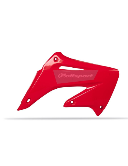 Ouïes de radiateur POLISPORT rouge Honda CRF250R/CRF450R