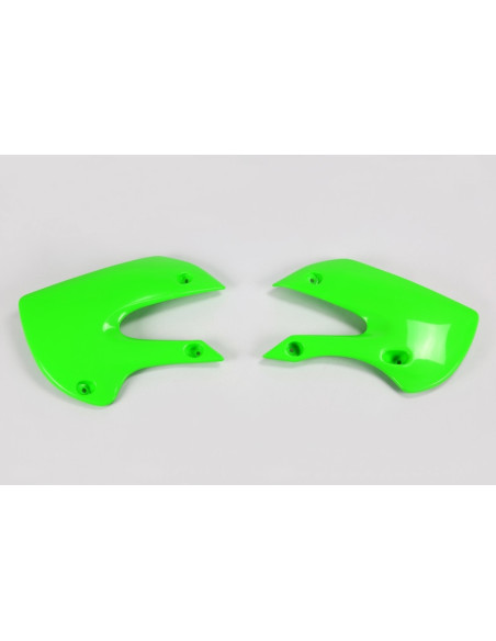 Ouïes de radiateur UFO vert Kawasaki KX65/KLX110
