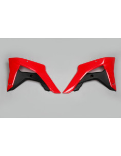 Ouïes de radiateur UFO couleur origine 2017 rouge/noir Honda CRF450RX