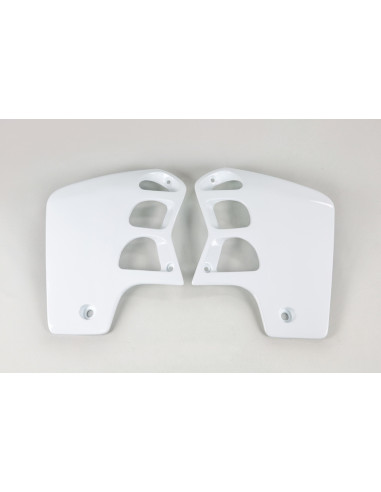 Ouïes de radiateur UFO blanc Honda CR500R