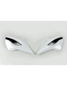 Ouïes de radiateur UFO blanc 2